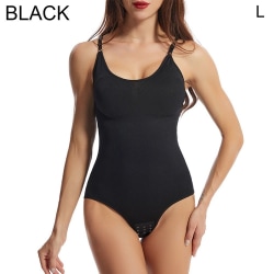 Bodysuit, mansjett, magetrener for kvinner SVART L black L