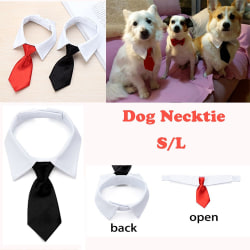 Formell slips för hundkatt röd s