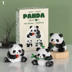 Panda Micro byggeklodser Mursten Figur Legetøj 1 1 1