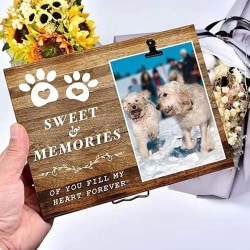 Hundesouvenir fotoramme Pet Memorial fotoramme C C