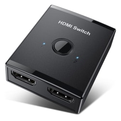 KVM HDMI-yhteensopiva kytkin 2-porttinen laatikko HDMI 2.0 -KYTKIN