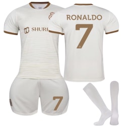 2022-2023 Al-Nassr FC Bortefotballdrakter for barn nr. 7 Ronaldo 24