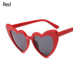 Hjärtformade solglasögon Vintage solglasögon Red