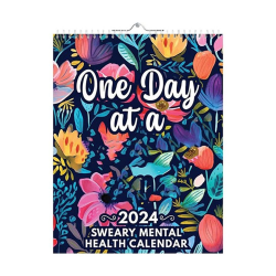 Mielenterveyskalenteri 2024 Kalenteri Päivittäinen järjestäjäkalenteri