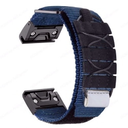 Nylonløkkerem Klokke Armbånd BLÅT FOR GARMIN 26MM FOR blue For Garmin 26mm-For Garmin 26mm