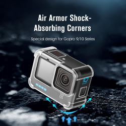 Air Armor Anti-fall Case för GoPro Hero 10/9 transparent