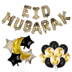 Eid Mubarak Ballonger Folieballonger Set