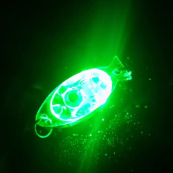LED Lure Light Blinklampe GRØNN GRØNN green