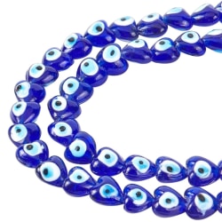 16MM Evil Eye Beads Hjerteform Tyrkisk Evil Eye