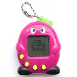 Tamagotchi Electronic Pets Nyckelring Husdjur Leksaker Educational Nostal Pink