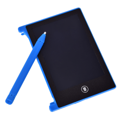 4,4 &quot;LCD-skrivtavla Handskriftskuddar Bärbar elektronisk Ta Blue