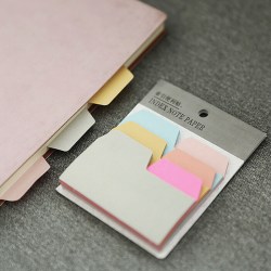 6 färger e Notebook Notebook Index Paper Card Sticker Note Memo for