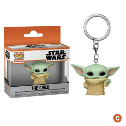 Star Wars Mandalorian Yoda Baby Keychain Figurleksaker C