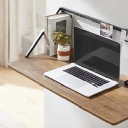 SoBuy Väggmonterat bord,Skrivbord, barnbord, Laptopbord,FWT95-F