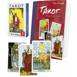 Tarotpaket: Tarot bok + Waite svensk tarot (standard)