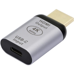 USB C till HDMI-adapter, 4K@60Hz USB Typ C hona till HDMI hane-omvandlare, för hem och kontor, Apple-enheter stöds inte