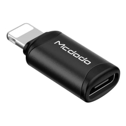 McDodo OT-7680 USB-C till Lightning-adapter, 3A, svart