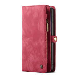 CaseMe plånboksfodral med magnetskal, Samsung Galaxy S10, röd röd