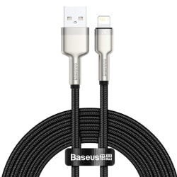 Baseus Cafule USB till Lightning datakabel, 2.4A, 2m, svart