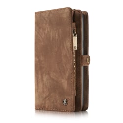 CaseMe plånboksfodral med magnetskal, Samsung Galaxy S8, brun brun