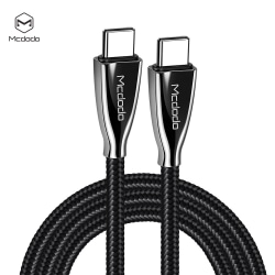 McDodo CA-5890, USB-C till USB-C, Quickcharge, 1.5m, svart svart 1.5 m