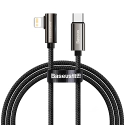 Baseus CATLCS-01 Legend Vinklad USB-C-Lightning-kabel, 20W, 1m