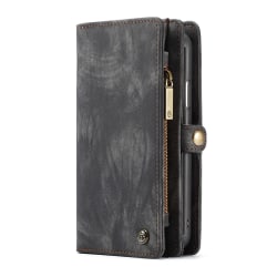 CaseMe plånboksfodral med magnetskal till iPhone XS Max, svart svart