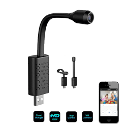 HD Smart USB-spionkamera med PIR, Human Detection, IP/AP