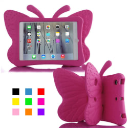 Fjärilsformat barnfodral till iPad 10.2/Pro 10.5/Air 3, rosa rosa