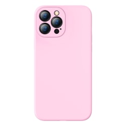 Baseus Liquid silikonskal till iPhone 13 Pro, rosa rosa