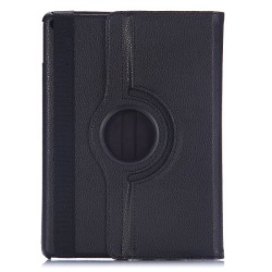 Läderfodral med ställ svart, iPad Air svart