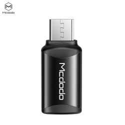 McDodo OT-7690  USB-C till MicroUSB-adapter, 3A, svart