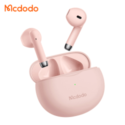 McDodo HP-8032 TWS In Ear hörlurar, Bluetooth 5.0, rosa rosa