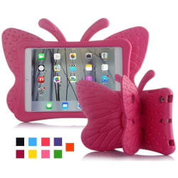 Fjärilsformat barnfodral till iPad Air/Air 2/Pro 9.7/9.7, rosa rosa