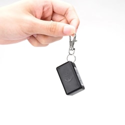 Mini GPS-spårare för bilar eller husdjur, 600mAh, svart