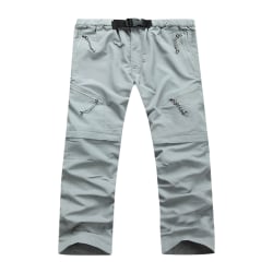 Men's Outdoor Dry Pants Byxor Avtagbara korta byxor Grey S