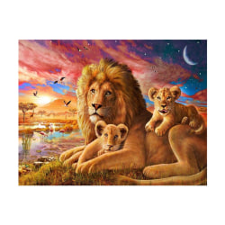 Lion Family 5D Rhinestone DIY Diamond Painting Lion As pictures show