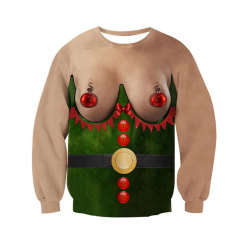 Ugly Xmas Sweater Vacation Santa Kvinnor Män Sweatshirt Gåvor