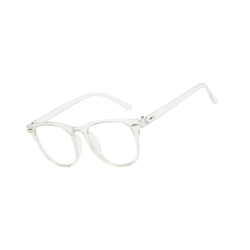 1/2/3 Glasögon Flat Lens Glasögonbåge Blått ljusblockerande Clear 1Set
