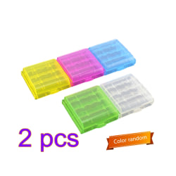 2 st plast case Förvaring Random Color 6.7x6x1.8cm