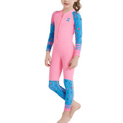 Barn Våtdräkt Barn Våtdräkt Barn Badkläder Simning i ett stycke Pink XXL
