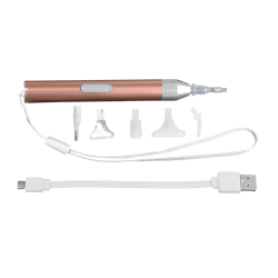 Point Drill Pen Light Elektriskt USB Uppladdningsbart Verktyg DIY Crafts as the picture