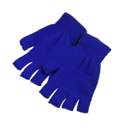 1 par fingerlösa handskar utomhusaktiviteter Creative Design Home blue