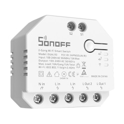 Smart Relay Module 2 Gang Wireless Remote Control Switch Module as the picture