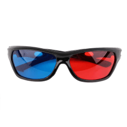 2st Rödblå 3D-glasögon Dimensional Anaglyph Movie Game Eyewear 2pcs