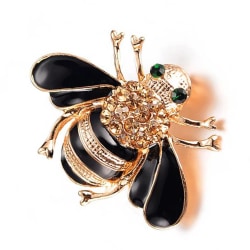 Buckle Brooch Pin Bee Mini Insect Crystal Prom Brosch Breastpin as the picture