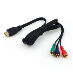 Audio AV-kabel HDMI-kompatibel hane till RCA VGA-kabel as the picture