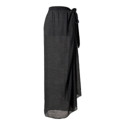 Kvinna kjol Chiffong cover upp damkjolar mode baddräkt Black 