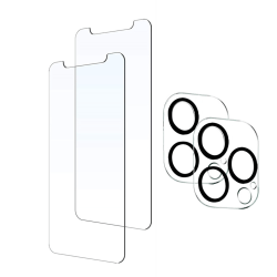 4st Telefon Skärmskydd Ersättningstelefon i härdat glas iPhone11 pro Max(6.5in)