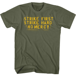Strike First Strike Hard No Mercy Karate Kid Shirt L